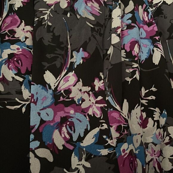 Floral Torrid Dress with Bell Sleeves - Picture 5 of 12